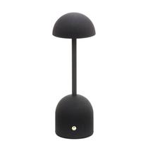 LUMINARIA DE MESA LED EM METAL PRETO - 29cm