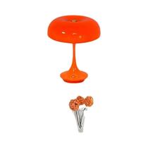 Luminária De Mesa LED Laranja Em Forma De Cogumelo Com Controle Touch, 3 Cores Reguláveis Para Luminária De Mesa LED Laranja Em Forma De Cogumelo Com Controle Touch, 3 Cores Reguláveis Para