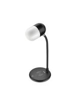 Luminária De Mesa Led Lumi Play 3 Em 1 Carregador De Celular Por Indução E Caixa De Som Preta - 48lumiplay00 Luminária De Mesa Led Lumi Play 3 Em 1 Carregador De Celular Por Indução E Caixa De Som Preta - 48lumiplay00