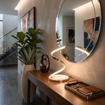 Luminária De Mesa Led Minimalista Iluminação Elegante Para Escritório Quarto Escrivaninha Luxo