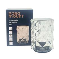 Luminária de Mesa LED, Paramount, 13cm, Touch, 3 Temperaturas De Luz, Recarregável USB Luminária de Mesa LED, Paramount, 13cm, Touch, 3 Temperaturas De Luz, Recarregável USB