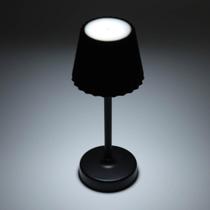Luminária de Mesa Led Pilha e Usb 3 Tons Lyor Radiance Preta Luminária de Mesa Led Pilha e Usb 3 Tons Lyor Radiance Preta