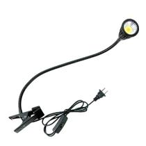 Luminária de Mesa LED QUANS 5W 3 Cores 50 cm Flexível com Presilha 110V Luminária de Mesa LED QUANS 5W 3 Cores 50 cm Flexível com Presilha 110V