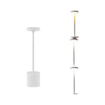 Luminária De Mesa LED Recarregável Com 3 Cores, Interruptor Touch, Sem Fio, Estilo Nórdico, Luz Luminária De Mesa LED Recarregável Com 3 Cores, Interruptor Touch, Sem Fio, Estilo Nórdico, Luz