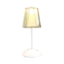 Luminária De Mesa LED Recarregável Com Sensor De Toque E Luz Noturna Regulável Para Quarto, Hotel E