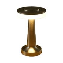 Luminária De Mesa LED Recarregável Com Sensor De Toque Luz Noturna Sem Fio Para Quarto Hotel