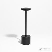 Luminária de Mesa LED Recarregável Sem Fio USBC com Controle Touch e 3 Intensidades de Luz