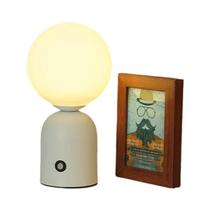 Luminária De Mesa LED Recarregável Tipo-C Luz Noturna Para Quarto Decoração De Desktop Iluminação