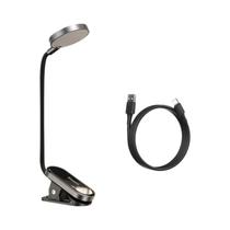 Luminária De Mesa LED Recarregável USB Com Clip, Regulável Sem Fio, Luz Noturna Para Leitura Luminária De Mesa LED Recarregável USB Com Clip, Regulável Sem Fio, Luz Noturna Para Leitura