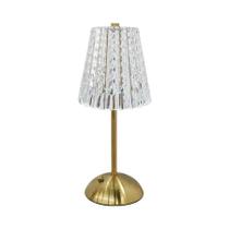 Luminária De Mesa LED Recarregável USB Com Sensor De Toque Luz Noturna Para Quarto Hotel Restaurante