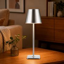 Luminária de Mesa LED Recarregável USB Tipo C 3 Cores Luz Ajustável OIH-4726 Luminária de Mesa LED Recarregável USB Tipo C 3 Cores Luz Ajustável OIH-4726