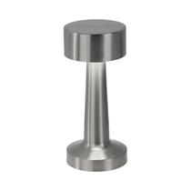 Luminária De Mesa LED Retro Recarregável Por USB 1200mAh Com Toque Metálico Para Decoração De Bar,