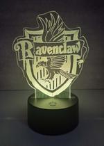Luminária de mesa Led RGB Harry Potter Casas controle remoto Cor:Corvinal