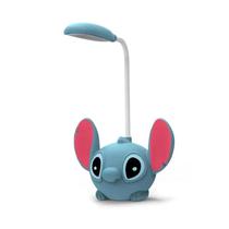 Luminária de mesa led stitch angel luz noturna usb