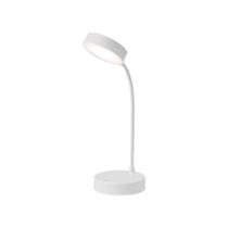 Luminária De Mesa Led Taschibra Puck Recarregável 5v Branco 15020038-01 Luminária De Mesa Led Taschibra Puck Recarregável 5v Branco 15020038-01