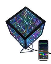 Luminária de Mesa LED Tinyimi Infinity Hyper Cube 16,5 cm