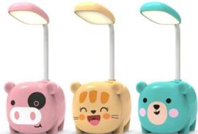 Luminária De Mesa Led Usb Infantil Bichinho 15,1x6,4x7,8cm Haste 360 SORTIDOS