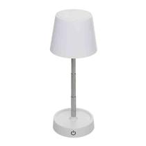 Luminária de Mesa Led Usb Touch Retrátil Luna Branca Lyor Luminária de Mesa Led Usb Touch Retrátil Luna Branca Lyor