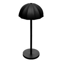 Luminária de Mesa Led Usb Wolff Sombria 15cm 34cm Preta Luminária de Mesa Led Usb Wolff Sombria 15cm 34cm Preta