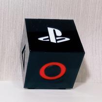 Luminária De Mesa Logo Playstation Presente Gamer PS - acrilico
