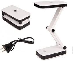 Luminaria de mesa luz de emergencia dobravel articulavel para escritorio leitura c/ 24 leds zz Luminaria de mesa luz de emergencia dobravel articulavel para escritorio leitura c/ 24 leds zz