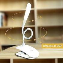 Luminaria de mesa luz de Led touch flexivel modelo clips usb - opsshopping