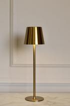 Luminária De Mesa Metal Dourada 11x38cm - Tuut