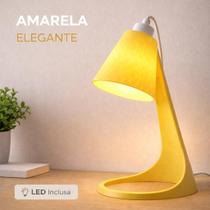 Luminária de Mesa Moderna com LED Incluso Abajur Decorativo para Quarto, Sala e Escritório Luminária de Mesa Moderna com LED Incluso Abajur Decorativo para Quarto, Sala e Escritório