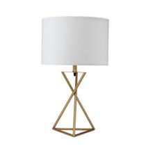 Luminária de Mesa ORE Ester Dourado Fosco Estilo Meados do Século 67 cm Luminária de Mesa ORE Ester Dourado Fosco Estilo Meados do Século 67 cm