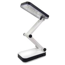Luminária de Mesa Portátil Dobrável Branca MT-666