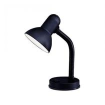 Luminaria de mesa preta com base rosca padrao Luminaria de mesa preta com base rosca padrao