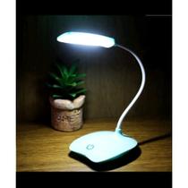 Luminária de mesa recarregável flexível e portátil