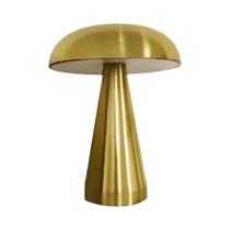 Luminária De Mesa Retro Em Forma De Cogumelo Com Sensor De Toque E Recarregável Para Decoração De