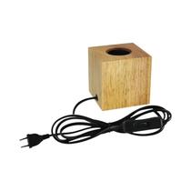 Luminária De Mesa Retrô Moderna De Madeira E27 Com Plugue EU Para Decoração De Interiores, Sala De Luminária De Mesa Retrô Moderna De Madeira E27 Com Plugue EU Para Decoração De Interiores, Sala De