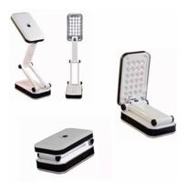 Luminaria De Mesa Sem Fio Bivolt 24 Leds Abajur Dobrável