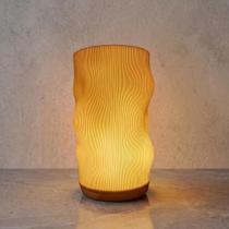 Luminária de Mesa Singular LED Moderna Criativa, Minimalista, Ideal para Quarto e Sala