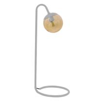 Luminária De Mesa Sow Vidro Âmbar G9 + Lâmpada LED