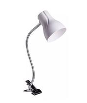 Luminária De Mesa Spiralle Presilha Branco/Cromado - Startec&Co Luminária De Mesa Spiralle Presilha Branco/Cromado - Startec&Co