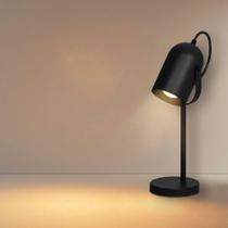 Luminária De Mesa Taschibra Bell Mini E27 Bivolt Preto