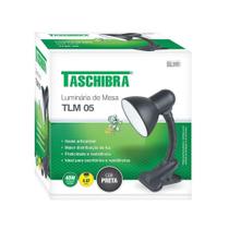 Luminária De Mesa Taschibra Tlm 05 E27 Bivolt Preto Luminária De Mesa Taschibra Tlm 05 E27 Bivolt Preto