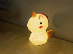 Luminária de Mesa Taschibra Touch Soft Led Unicórnio UNI RGB Recarregável