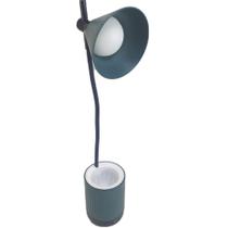 Luminaria de Mesa Touch Porta Objetos Flexivel Abajur Led Iluminado Articulada Organizador 3 Cores Suporte Lapis Canetas Material Home Office Escritor