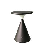 Luminária de Mesa UFO LED Recarregável por USB Preta