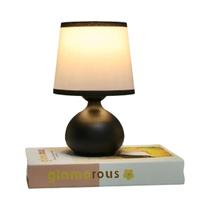 Luminária De Mesa USB Em Tecido Com Controle Por Fio Para Decoração De Quarto E Mesa De Cabeceira Luminária De Mesa USB Em Tecido Com Controle Por Fio Para Decoração De Quarto E Mesa De Cabeceira