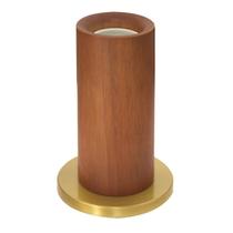 Luminária de Mesa WOOD Romalux 13,1xØ8,5cm Madeira e Alumínio Luminária de Mesa WOOD Romalux 13,1xØ8,5cm Madeira e Alumínio