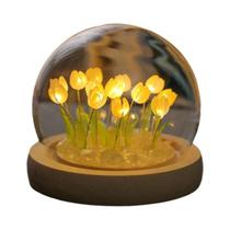 Luminária De Noite Em Forma De Tulipa Para Decoração De Casa, Presentes Únicos De Aniversário E Luminária De Noite Em Forma De Tulipa Para Decoração De Casa, Presentes Únicos De Aniversário E