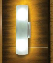 Luminaria de parede arandela embau 40cm vidro fosco - taschibra Luminaria de parede arandela embau 40cm vidro fosco - taschibra