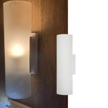 Luminária de Parede Arandela Vidro Fosco Embaú 30cm E27 - Taschibra Luminária de Parede Arandela Vidro Fosco Embaú 30cm E27 - Taschibra