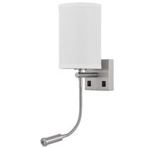 Luminária de parede Benzara Liam 63 cm Metal Silver 1 LED Luminária de parede Benzara Liam 63 cm Metal Silver 1 LED