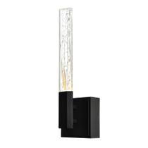 Luminária de parede CWI Lighting Greta 4,3" preta LED integrada Luminária de parede CWI Lighting Greta 4,3" preta LED integrada